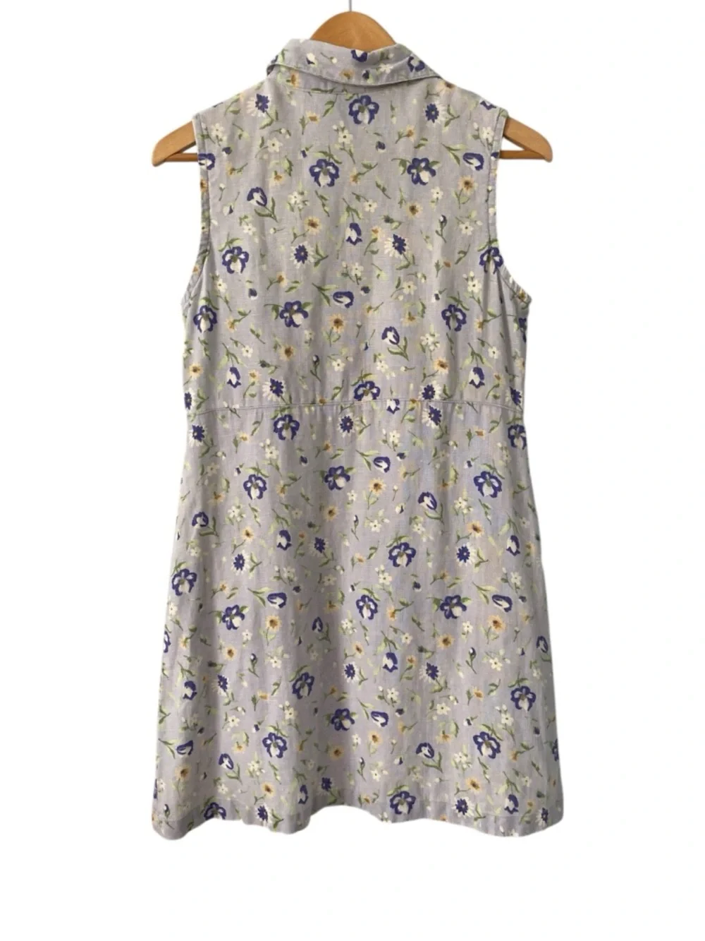 Match Sleeveless Linen Tunic with a 3/4 Button & collar Dress 8P - Picture 3 of 6